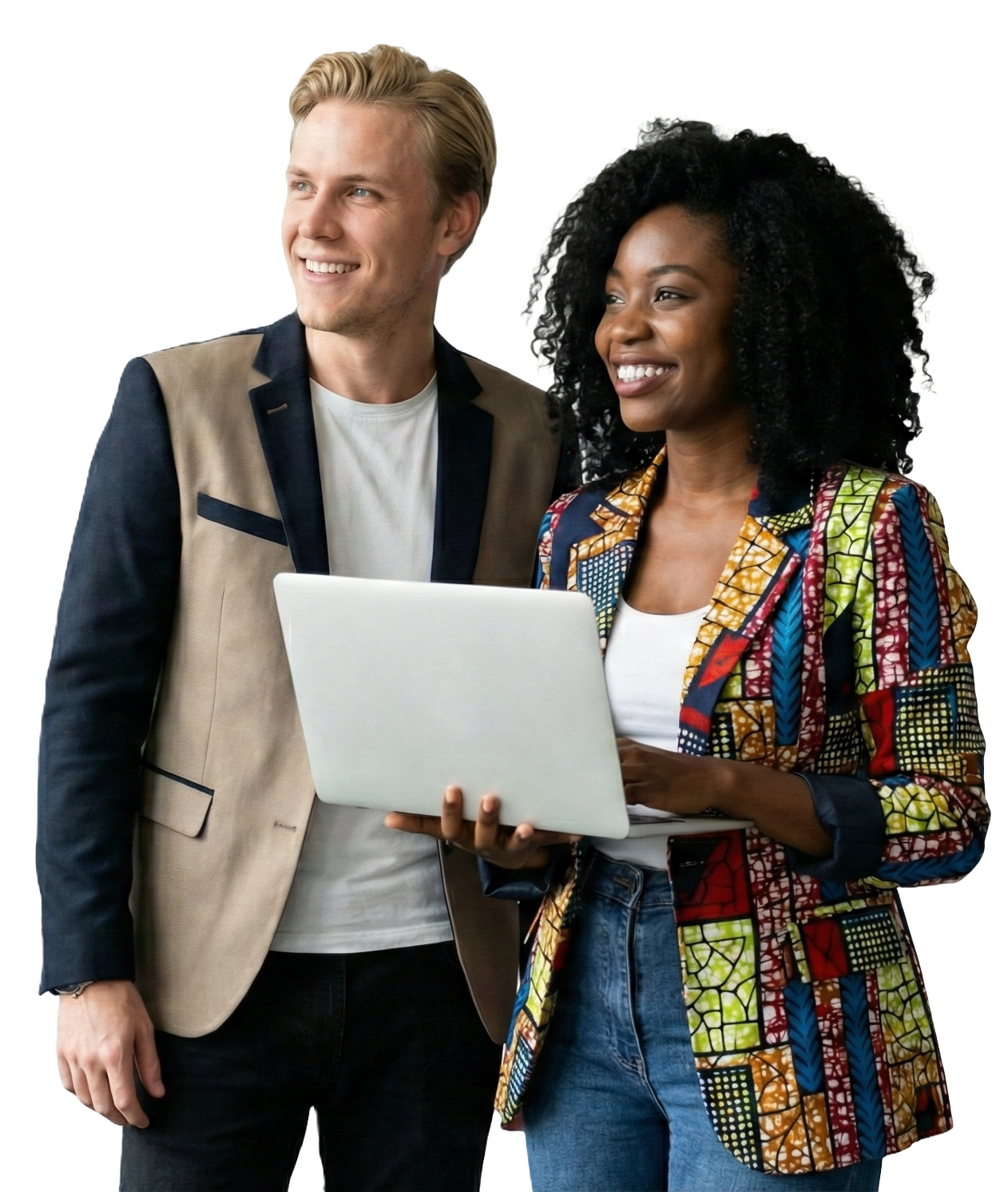 Happy Financial Team